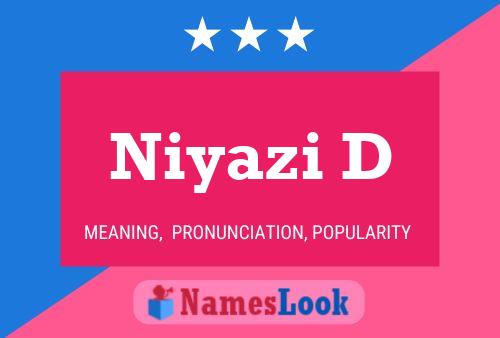 Niyazi D Name Poster