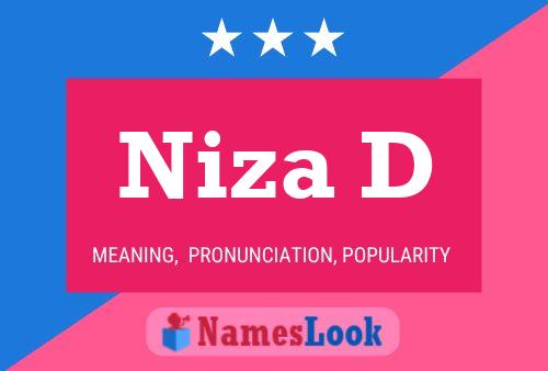 Niza D Name Poster