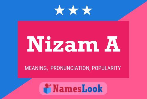 Nizam A Name Poster