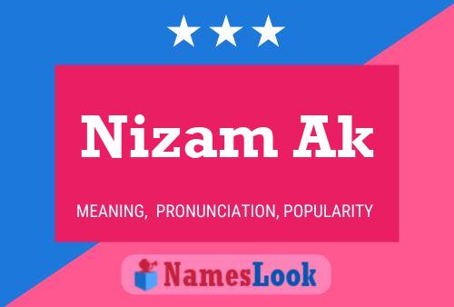 Nizam Ak Name Poster