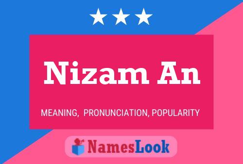 Nizam An Name Poster