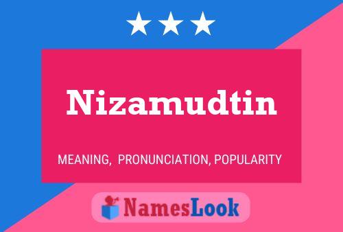 Nizamudtin Name Poster