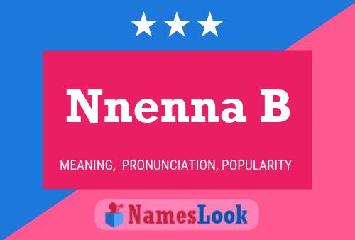 Nnenna B Name Poster