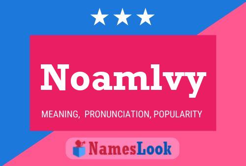 Noamlvy Name Poster