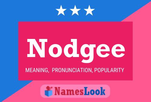 Nodgee Name Poster