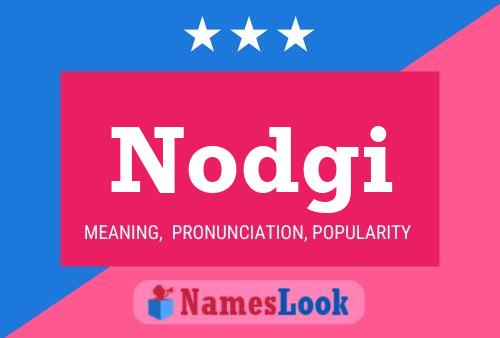 Nodgi Name Poster