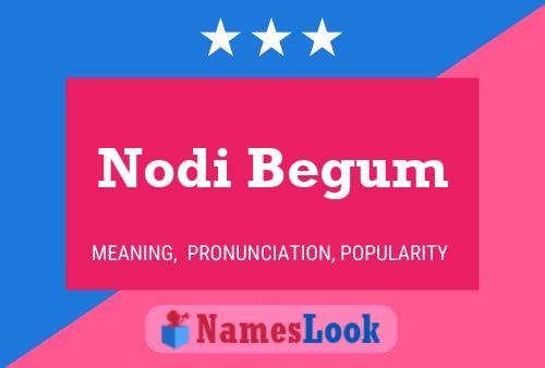 Nodi Begum Name Poster