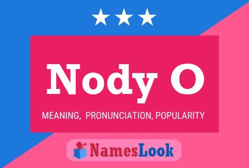 Nody O Name Poster