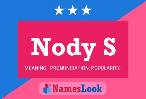 Nody S Name Poster