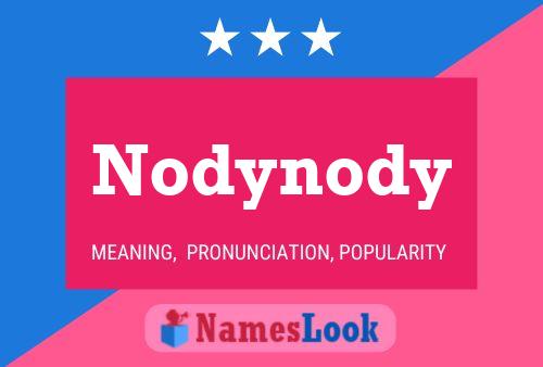 Nodynody Name Poster