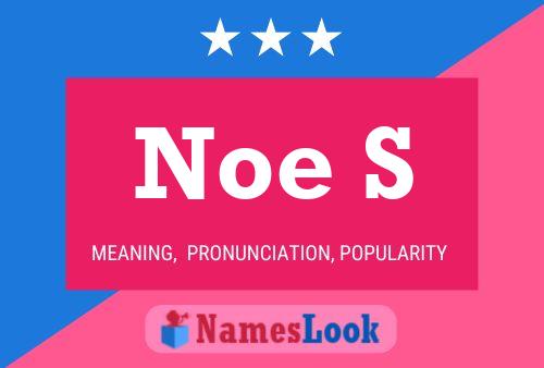 Noe S Name Poster