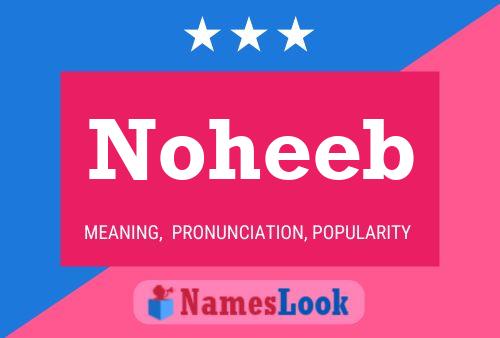 Noheeb Name Poster