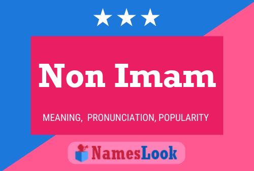 Non Imam Name Poster