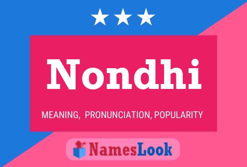 Nondhi Name Poster