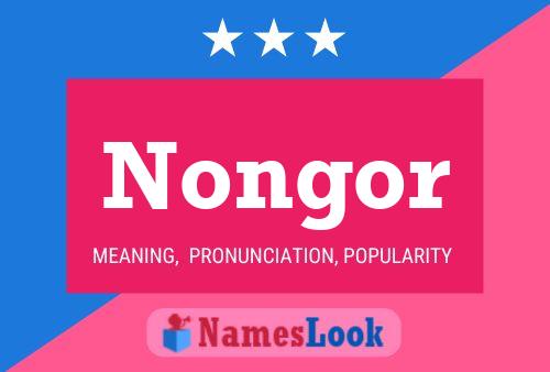 Nongor Name Poster