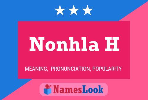 Nonhla H Name Poster