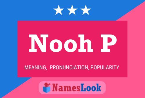 Nooh P Name Poster