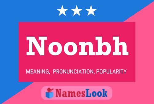 Noonbh Name Poster