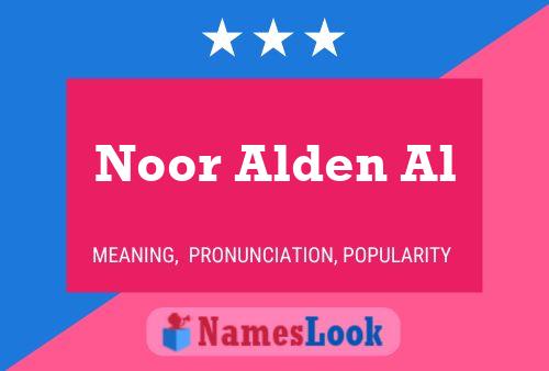 Noor Alden Al Name Poster