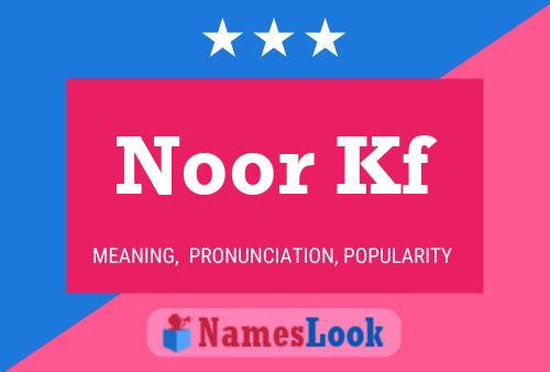 Noor Kf Name Poster