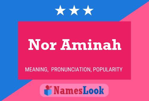 Nor Aminah Name Poster