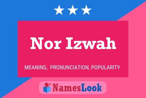 Nor Izwah Name Poster