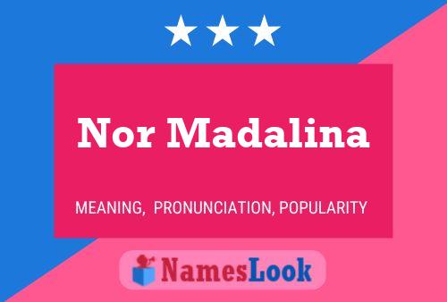 Nor Madalina Name Poster