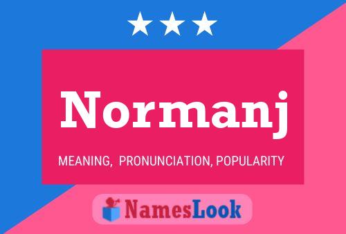 Normanj Name Poster