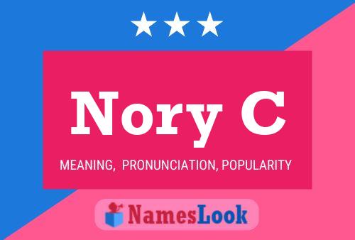 Nory C Name Poster