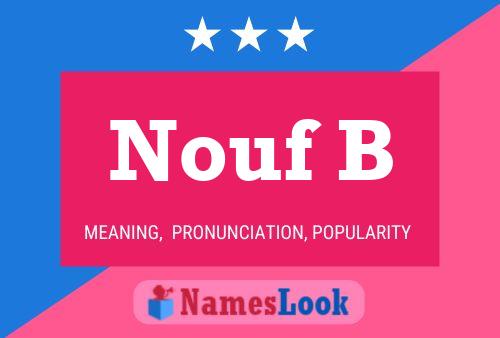 Nouf B Name Poster