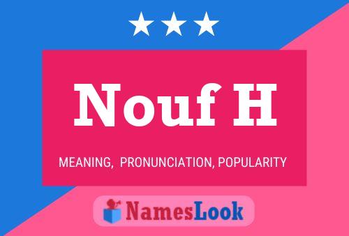 Nouf H Name Poster