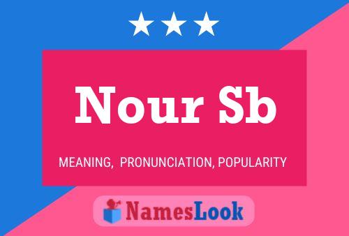 Nour Sb Name Poster