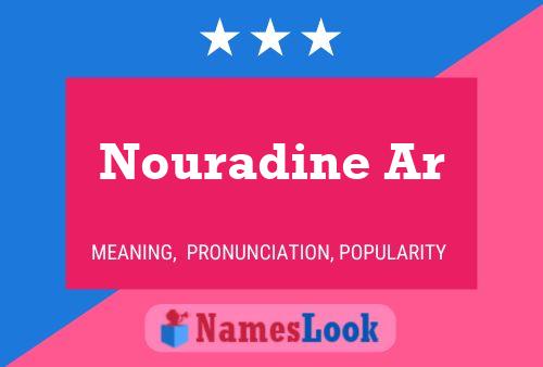 Nouradine Ar Name Poster