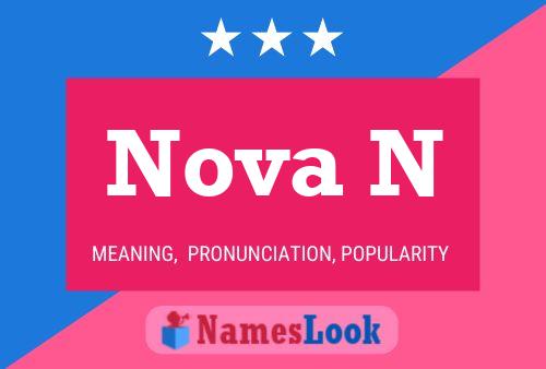 Nova N Name Poster