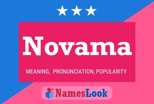 Novama Name Poster