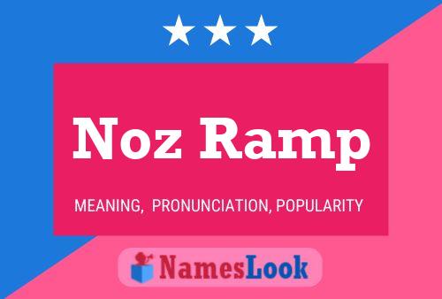 Noz Ramp Name Poster