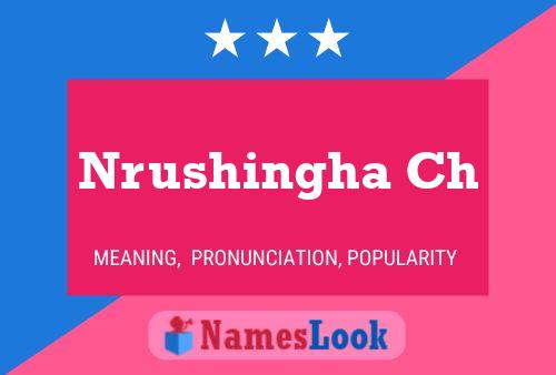 Nrushingha Ch Name Poster