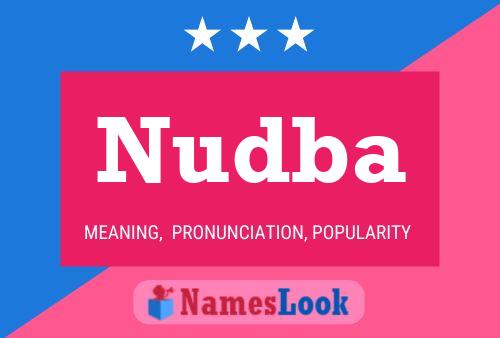 Nudba Name Poster