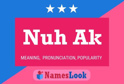 Nuh Ak Name Poster