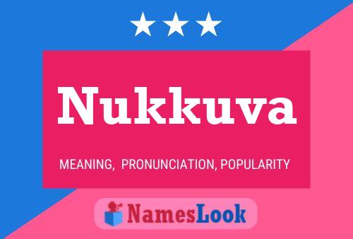 Nukkuva Name Poster