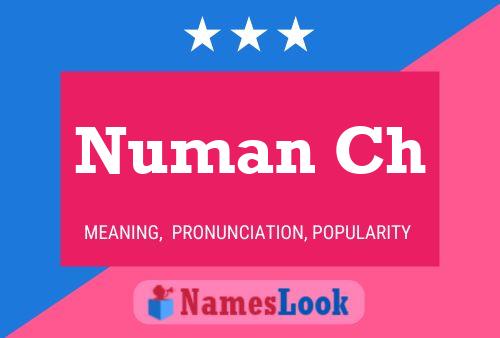 Numan Ch Name Poster