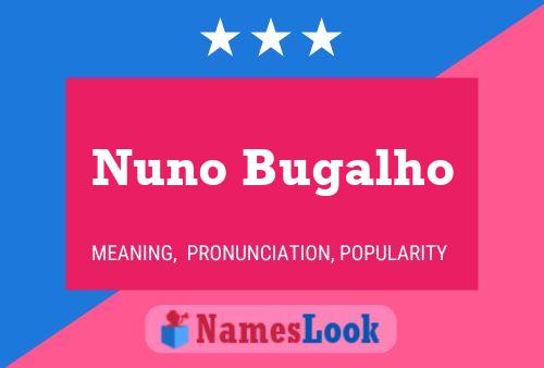 Nuno Bugalho Name Poster