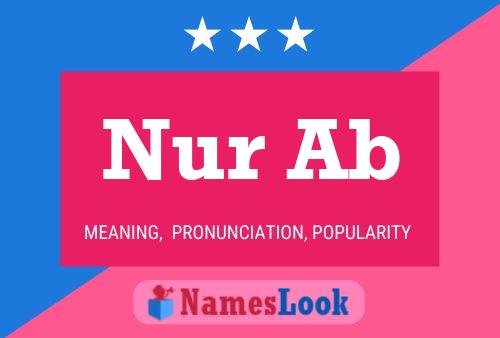 Nur Ab Name Poster