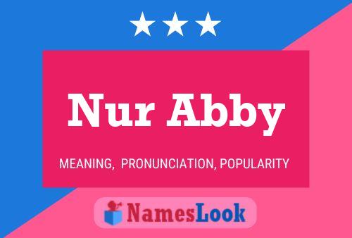 Nur Abby Name Poster