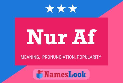 Nur Af Name Poster