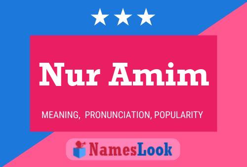 Nur Amim Name Poster