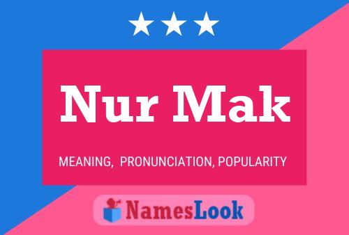 Nur Mak Name Poster