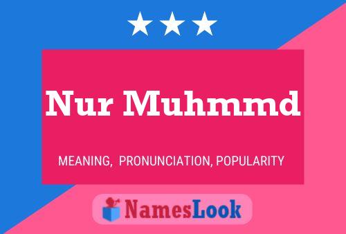 Nur Muhmmd Name Poster