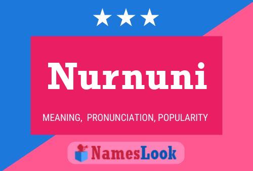 Nurnuni Name Poster