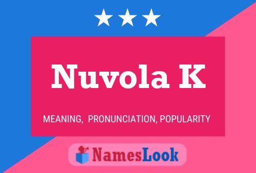 Nuvola K Name Poster